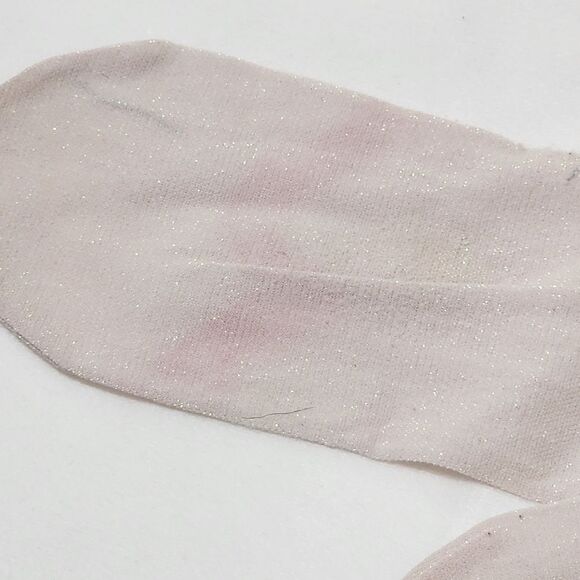 Girls Children's Place Light Pink Metallic Glitter Tights Size 4-5 - Picture 7 of 11